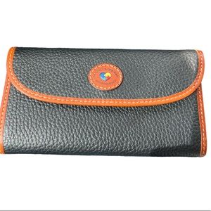 Dooney & Bourke Leather Continental Clutch Autism Wallet New w/o Tags